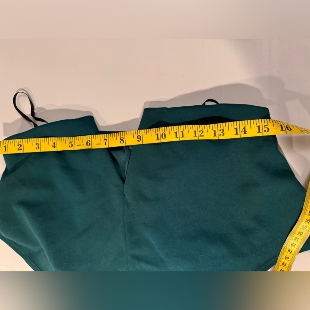 Lulu’s Power of Love Emerald Green Strapless Jumpsuit, Size M - Picture 7 of 10